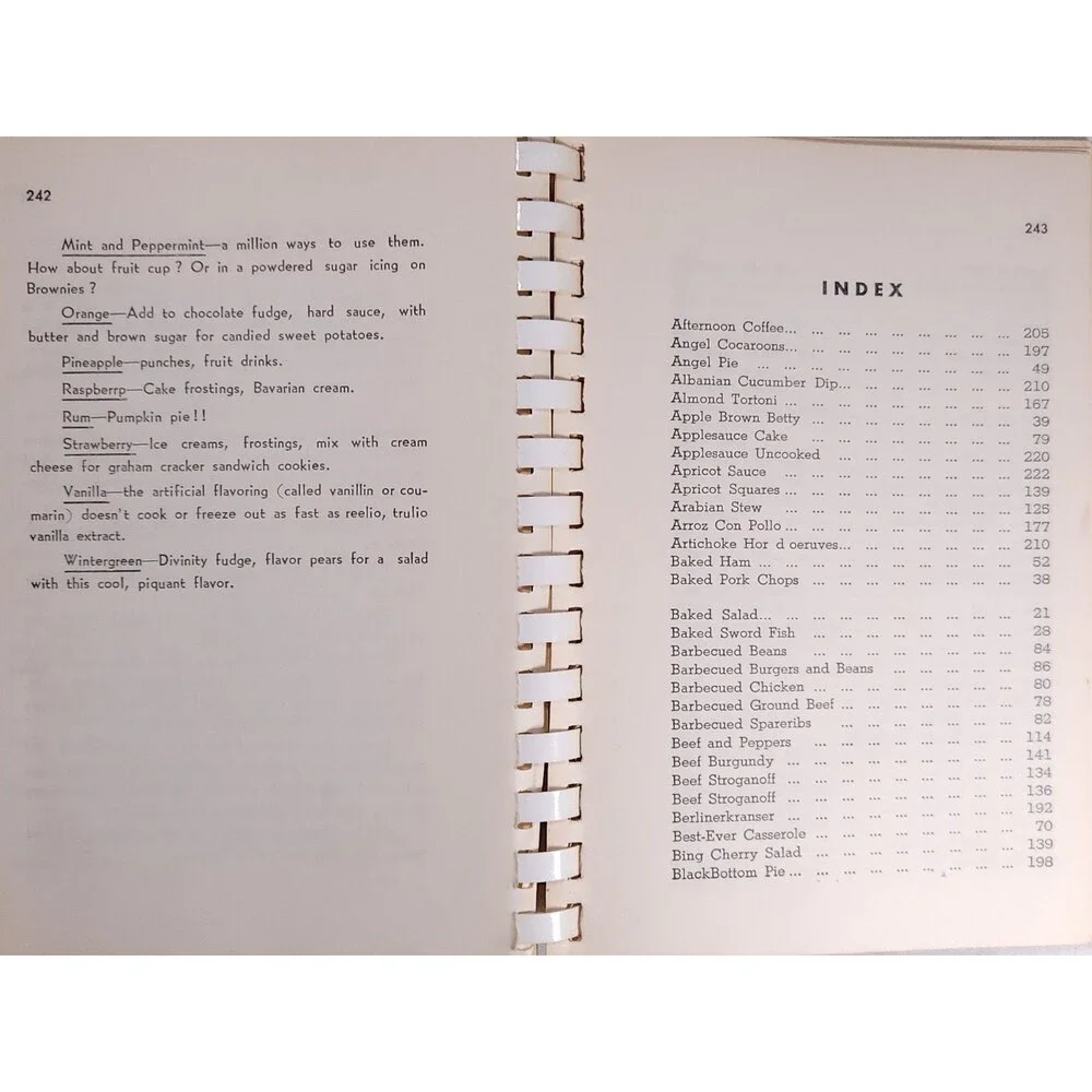 1959 Atsugi Japan All Wives Naval Air Station NAF US Military Cookbook Recipes